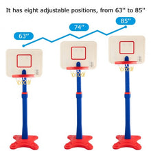 Load image into Gallery viewer, Kids Adjustable Height Basketball Hoop Stand
