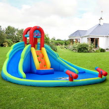 Load image into Gallery viewer, Inflatable Water Slide Bounce House with Mighty Splash Pool
