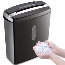 Load image into Gallery viewer, 10 Sheet Cross-Cut Paper Shredder Machine with Basket
