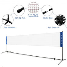 Load image into Gallery viewer, Portable 10" x 5"  Badminton Beach Tennis Training Net
