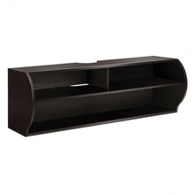 Load image into Gallery viewer, 48.5" 2 Tier Modern Wall Mounted Hanging Floating Shelf
