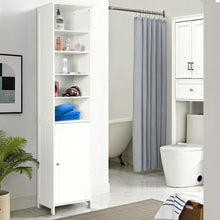 Load image into Gallery viewer, 72" H Bathroom Free Standing Floor Storage Shelving Cabinet
