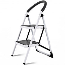 Load image into Gallery viewer, Folding Stool Heavy Duty Industrial Lightweight 2 Step Ladder
