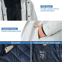 Load image into Gallery viewer, Men's�Interchange�3�in�1�Waterproof Detachable Ski�Jacket-Gray-L
