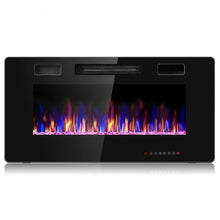 Load image into Gallery viewer, 36" Recessed Ultra Thin Wall Mounted Electric Fireplace
