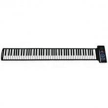 Load image into Gallery viewer, 88 Key Electronic Roll Up Piano Silicone Keyboard-Black
