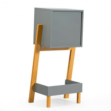 Load image into Gallery viewer, Nightstand End Table Side Table Freestanding Cabinet Utility Bookshelf
