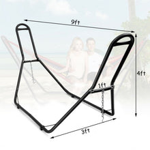 Load image into Gallery viewer, Multi-Use Universal Hammock Stand Adjustable Heavy Duty Hammock Frame

