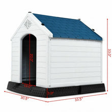 Load image into Gallery viewer, Plastic Waterproof Ventilate Pet Puppy House
