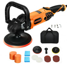 Load image into Gallery viewer, 7"/ 6" 1400W 6 Variable Speed ElectricBuffer Polisher
