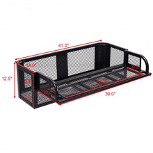 Load image into Gallery viewer, ATV UTV Universal Steel Cargo Hunting Rear Drop Basket Rack
