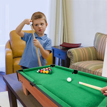 Load image into Gallery viewer, 24” Mini Tabletop Pool Table Set Indoor Billiards Table with Accessories
