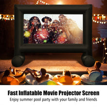 Load image into Gallery viewer, Inflatable Outdoor Movie Projector Screen with Blower-18'
