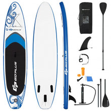 Load image into Gallery viewer, 11-Feet Inflatable Adjustable Paddle Board with Carry Bag
