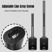 Load image into Gallery viewer, 450 Watts Powered PA System Array Speaker Set

