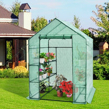 Load image into Gallery viewer, Walk-in Greenhouse 56'' x 56'' x 77'' Gardening with Observation Windows
