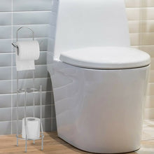 Load image into Gallery viewer, Free Standing Toilet Paper Roll Holder for Bathroom Storage
