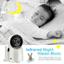 Load image into Gallery viewer, Security Video Baby Monitor with Tilt-Zoom Auto Camera
