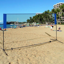 Load image into Gallery viewer, Portable 10' x 5' Beach Badminton Training Net w/ Carrying Bag
