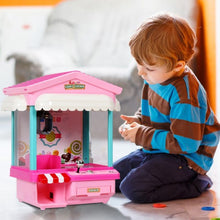 Load image into Gallery viewer, Kids Electronic Claw Toy Grabber Machine with Lights &amp; Music &amp; Coins-Pink
