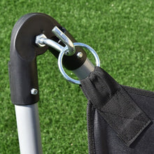 Load image into Gallery viewer, Portable Folding Steel Frame Hammock with Bag-Black
