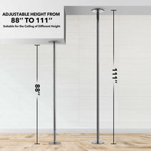 Load image into Gallery viewer, 45mm Portable and Adjustable Professional Spinning Dance Stripper Pole
