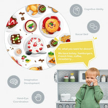 Load image into Gallery viewer, Pretend Play Kitchen Wooden Toy Set for Kids with Realistic Light and Sound
