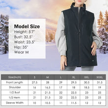 Load image into Gallery viewer, Men' &amp; Women' Electric USB Heated  Sleeveless Vest-Black-XL
