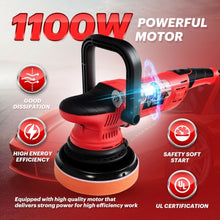 Load image into Gallery viewer, 1100W Dual Action Random Orbital Polisher Kit
