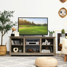 Load image into Gallery viewer, 2-Tier 58" TV Stand Entertainment Media Console Center-Gray
