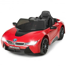 Load image into Gallery viewer, 12V Licensed BMW I8 Kids Ride On Car-Red
