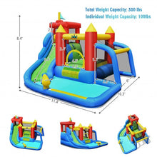 Load image into Gallery viewer, Inflatable Bounce House Splash Pool with Water Climb Slide Blower included
