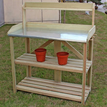 Load image into Gallery viewer, Garden Wooden Plant Bench Work Station
