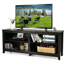 Load image into Gallery viewer, 4-Cubby TV Stand Media Console for TV's up to 65" with 3-Position Height Adjustable Shelf
