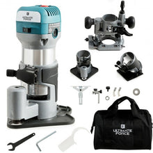Load image into Gallery viewer, 1.25HP Palm Router Electric Trimmer Kit Variable Woodworking Tool
