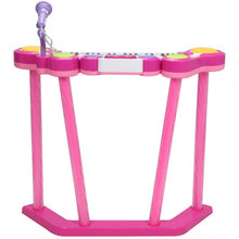 Load image into Gallery viewer, Kids 37 Key Electronic Keyboard Musical Piano w/ Microphone-Pink
