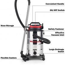 Load image into Gallery viewer, 6 HP 9 Gallon Shop Vacuum Cleaner with Dry and Wet and Blowing Function
