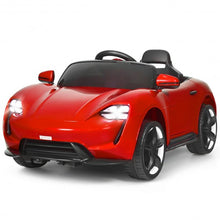 Load image into Gallery viewer, 12V Kids Ride On Car with MP3 &amp; LED Light-Red
