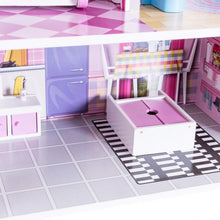Load image into Gallery viewer, 28" Pink Dollhouse w/ Furniture
