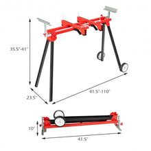 Load image into Gallery viewer, Folding Miter Saw Stand with Heavy Duty Saw Frame-Red
