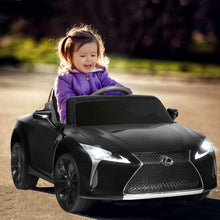 Load image into Gallery viewer, Kids Ride Lexus LC500 Licensed Remote Control Electric Vehicle-Black
