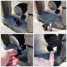 Load image into Gallery viewer, 28" Propane Gas Fire Pit with Lava Rocks and Protective Cover
