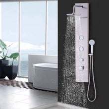 Load image into Gallery viewer, 47" Stainless Shower Panel with Massage Jets Hand Shower 
