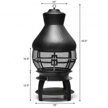 Load image into Gallery viewer, Patio Wood Burning Chimenea Fireplace
