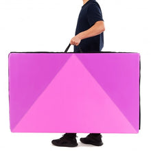 Load image into Gallery viewer, 4" x 10" x 2" Gymnastics Mat Folding Portable Exercise Aerobics Fitness-Purple
