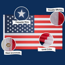 Load image into Gallery viewer, 4' x 6' US American Printed Flag
