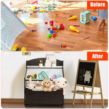 Load image into Gallery viewer, Kids Wooden Toy Storage Unit Organizer w/ Rolling Toy Box &amp; Plastic Bins-CF
