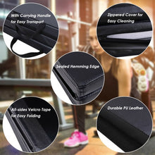 Load image into Gallery viewer, 6' x 4' Tri-Fold Gymnastics Mat Thick Folding Panel-Black
