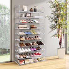 Load image into Gallery viewer, 50 Pair 10 Tiers Shoe Rack Shelf Storage Organizer
