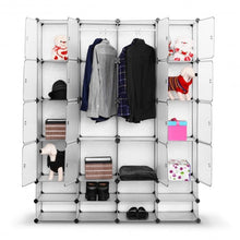 Load image into Gallery viewer, 16+8 Cubes Portable Clothes Closet Storage Cabinet
